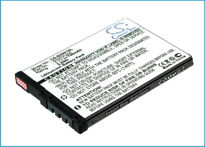 Replacement Battery for Sharp SH001 – Mobile, SmartPhone – 750mAh / 3.7V - image 1