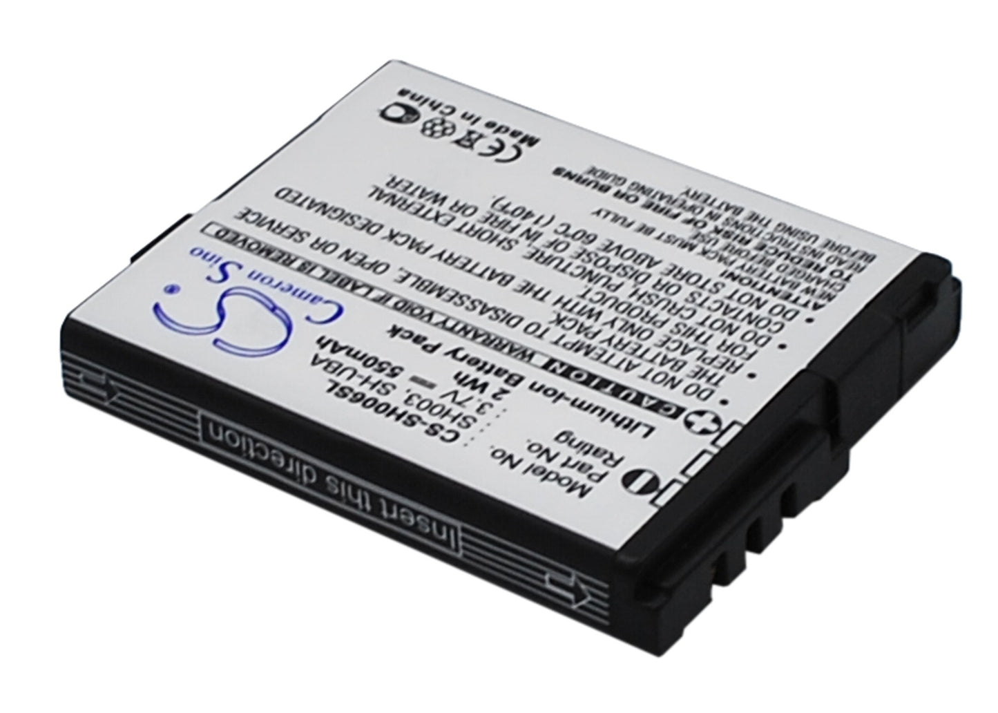 Replacement Battery for Sharp AQOUS SHOT SH006 – Mobile, SmartPhone – 550mAh / 3.7V - image 3