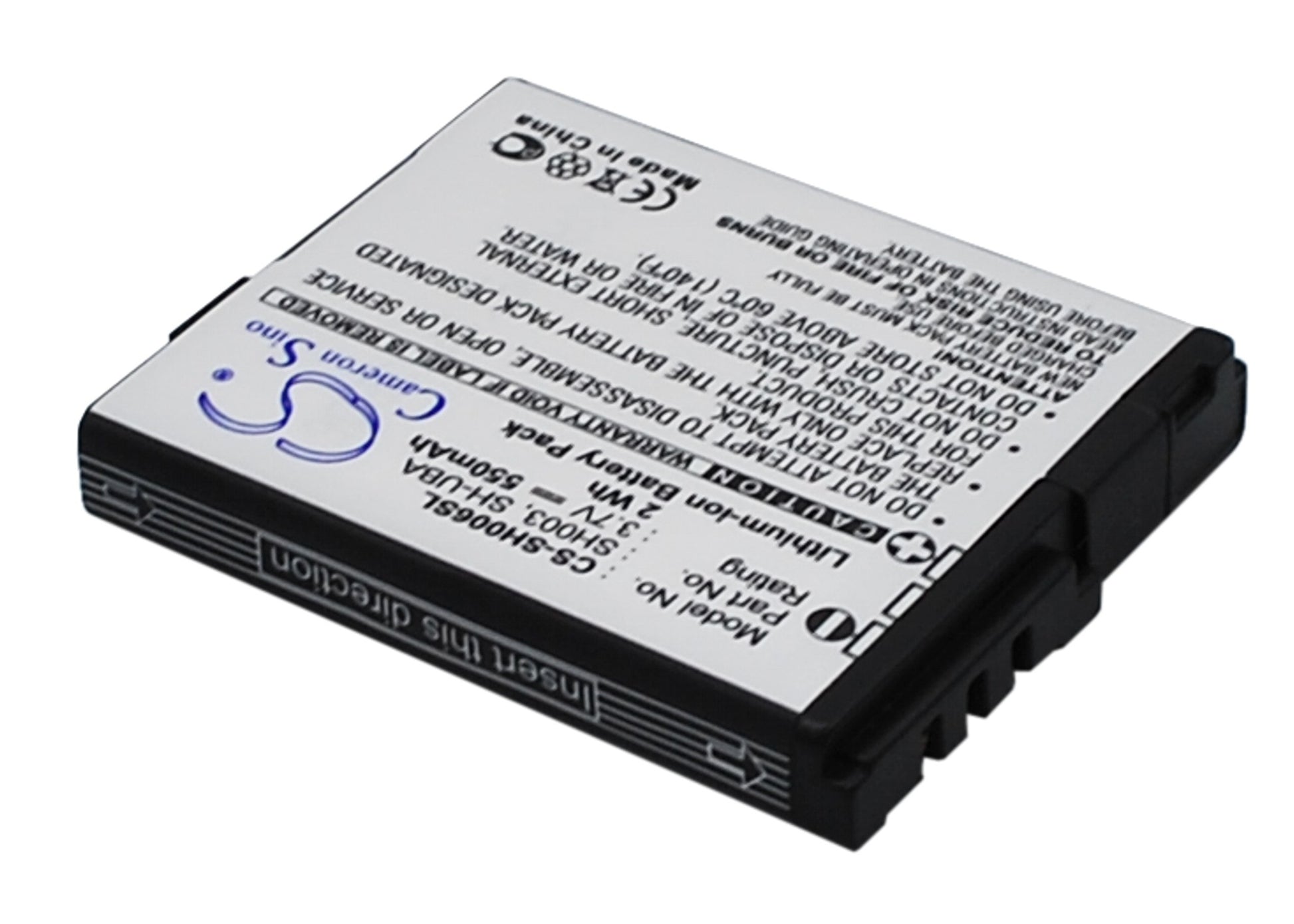 Replacement Battery for Sharp AQOUS SHOT SH006 – Mobile, SmartPhone – 550mAh / 3.7V - image 3