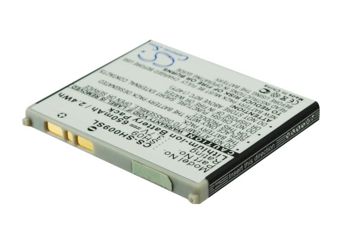 Replacement Battery for Sharp  SH902ISL – Mobile, SmartPhone – 650mAh / 3.7V