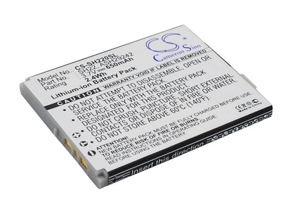 Replacement Battery for Sharp  SH-06A – Mobile, SmartPhone – 650mAh / 3.7V