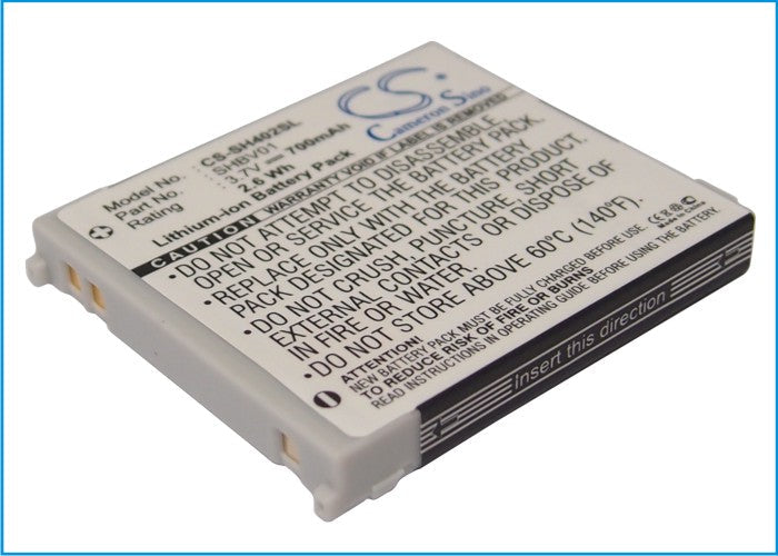 Replacement Battery for Sharp  V402SH – Mobile, SmartPhone – 700mAh / 3.7V