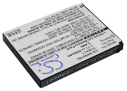 Replacement Battery for Sharp V501SH – Mobile, SmartPhone – 650mAh / 3.7V - image 2