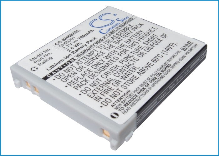 Replacement Battery for Sharp | Vodafone | SoftBank S602SH – Mobile, SmartPhone – 700mAh / 3.7V - image 1