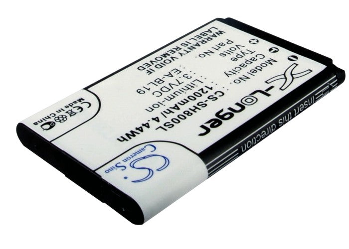 Replacement Battery for Sharp SH800M – Mobile, SmartPhone – 1200mAh / 3.7V - image 2