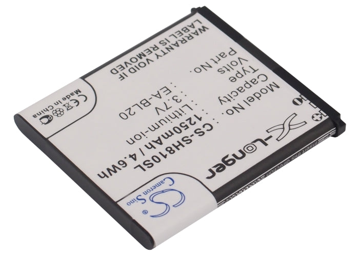 Replacement Battery for Sharp SH80iUC – Mobile, SmartPhone – 1250mAh / 3.7V - image 2