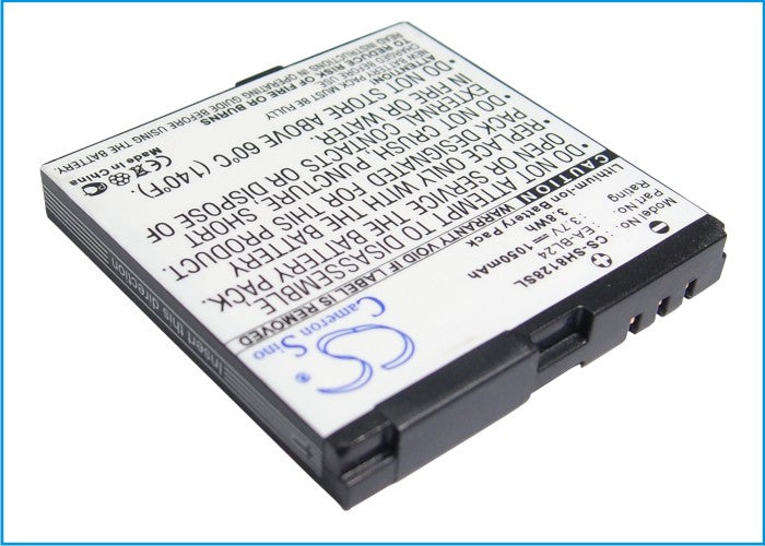Replacement Battery for Sharp SH8128 – Mobile, SmartPhone – 1050mAh / 3.7V - image 1