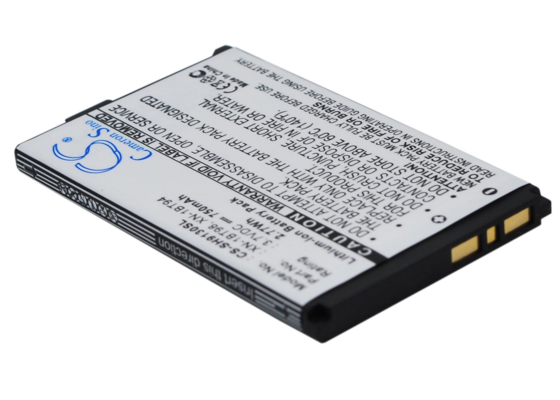 Replacement Battery for Sharp SHA 9130 – Mobile, SmartPhone – 750mAh / 3.7V - image 2