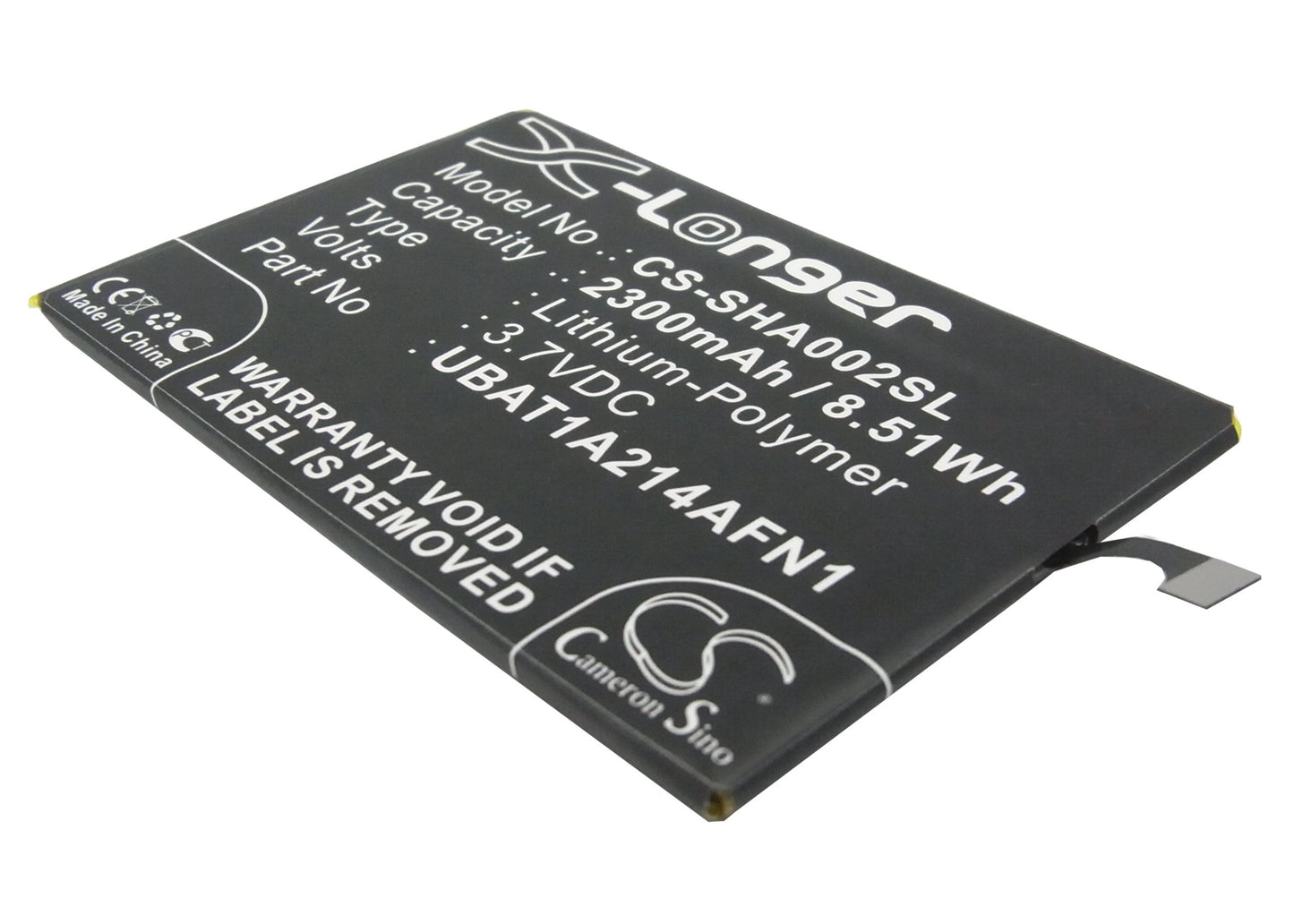 Replacement Battery for Sharp PHONE ZETA – Mobile, SmartPhone – 2300mAh / 3.7V - image 1