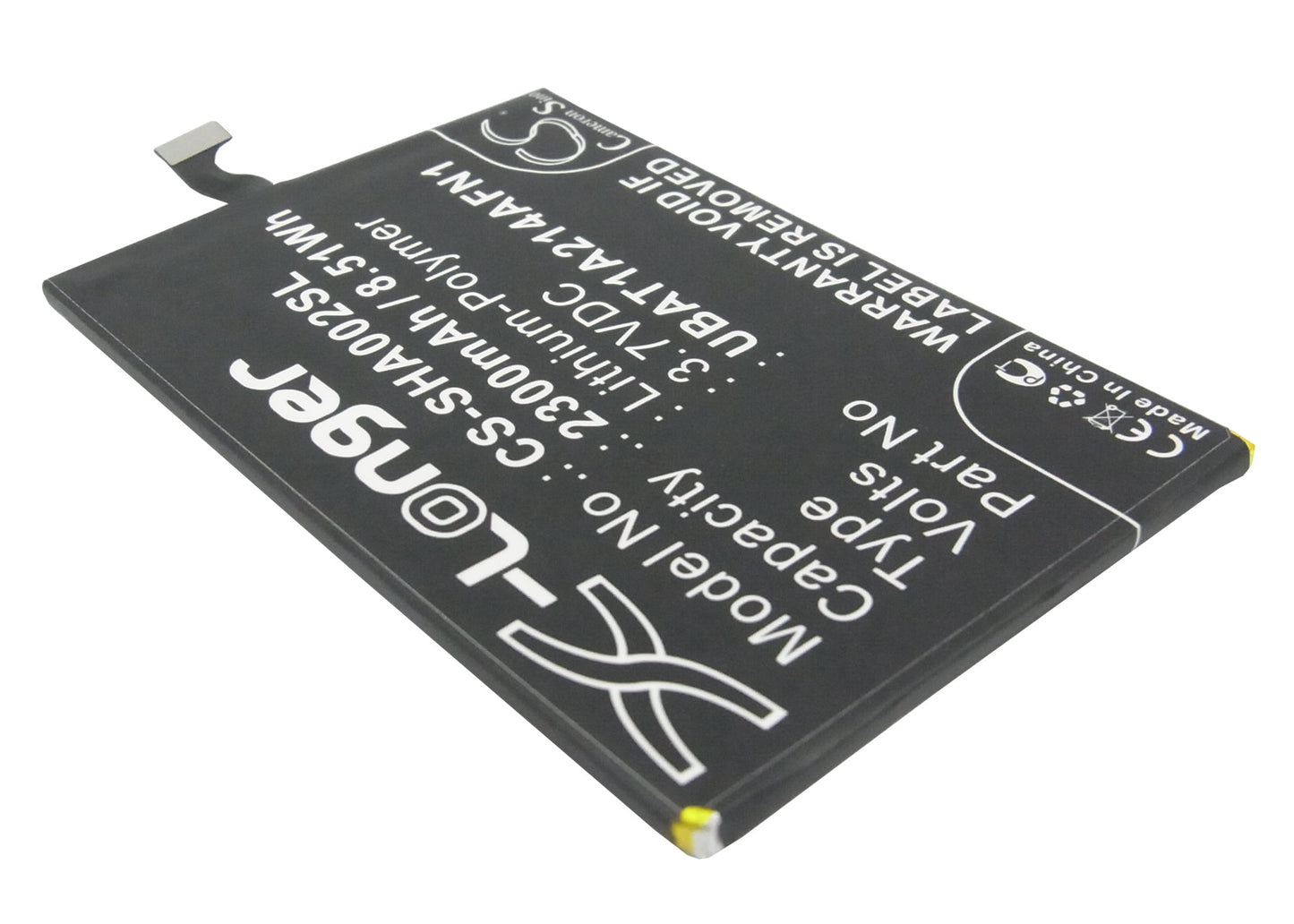 Replacement Battery for Sharp PHONE ZETA – Mobile, SmartPhone – 2300mAh / 3.7V - image 2