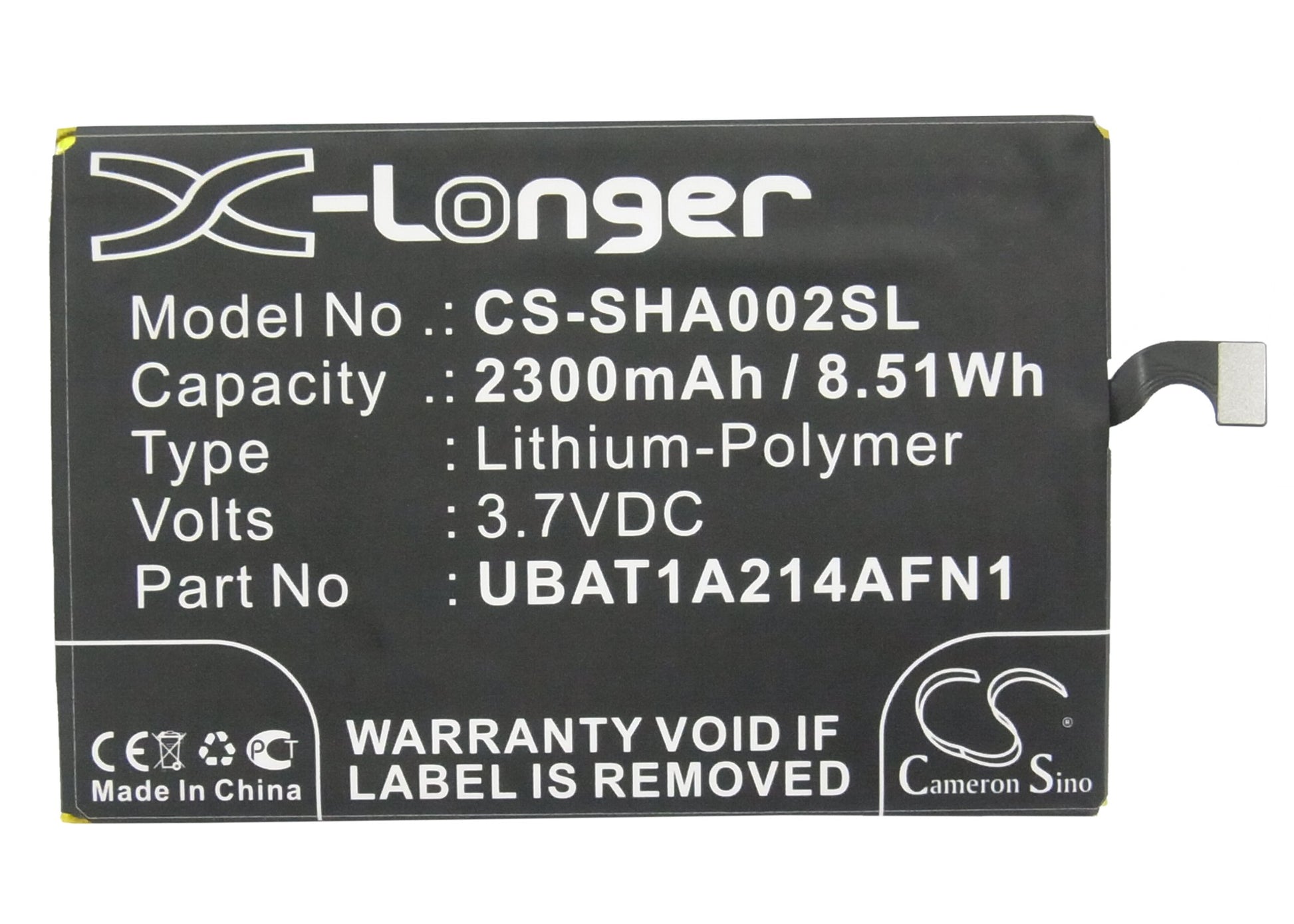 Replacement Battery for Sharp PHONE ZETA – Mobile, SmartPhone – 2300mAh / 3.7V - image 5