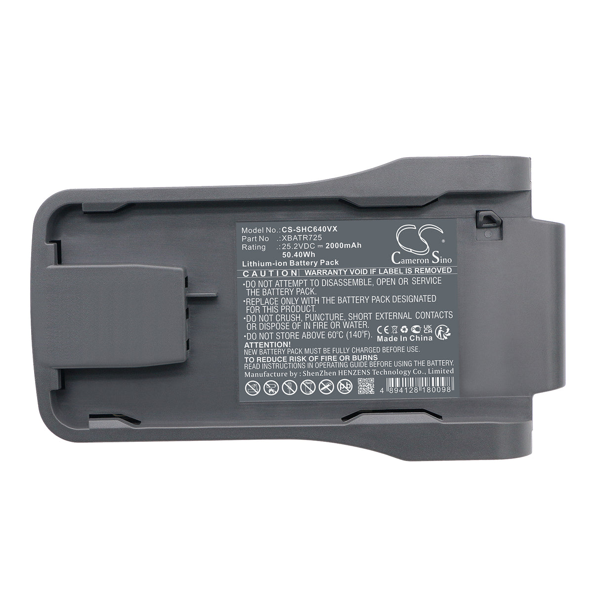 Replacement Battery for Shark IZ300 – Vacuum – 2000mAh / 25.2V