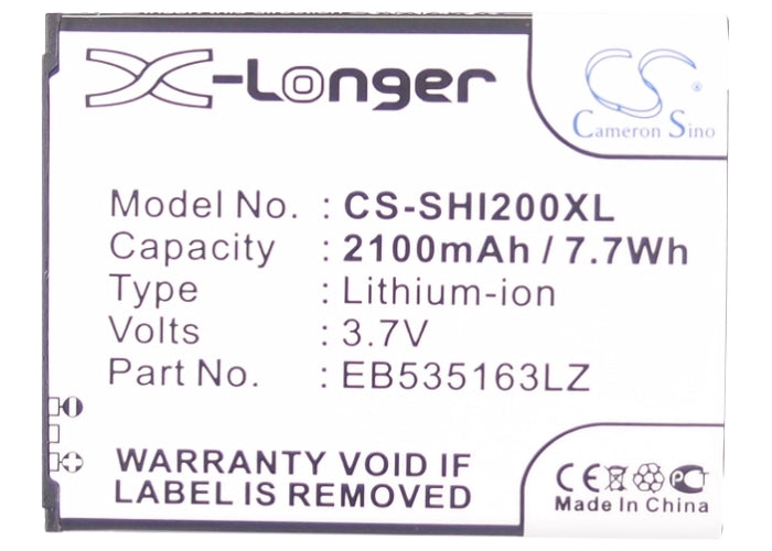 Replacement Battery for MetroPCS  Admire – Mobile, SmartPhone – 2100mAh/7.7Wh / 3.7V