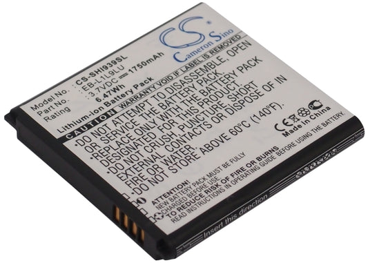 Replacement Battery for Samsung SCH-I939D – Mobile, SmartPhone – 1750mAh / 3.7V - image 1