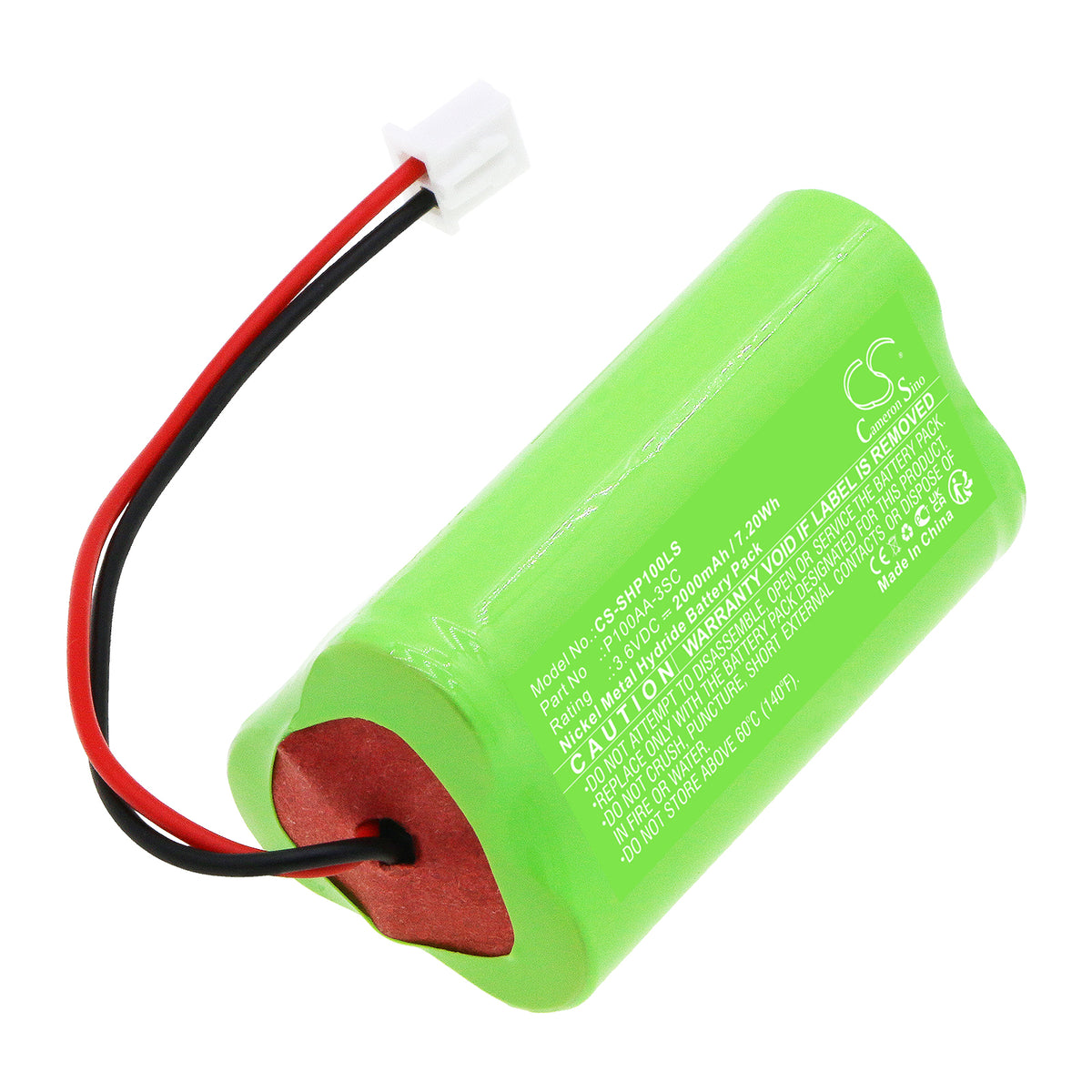 Replacement Battery for Schlumberger Neptune Advantage 12.01 Probe Fault Indicator – Smart Home – 2000mAh / 3.6V
