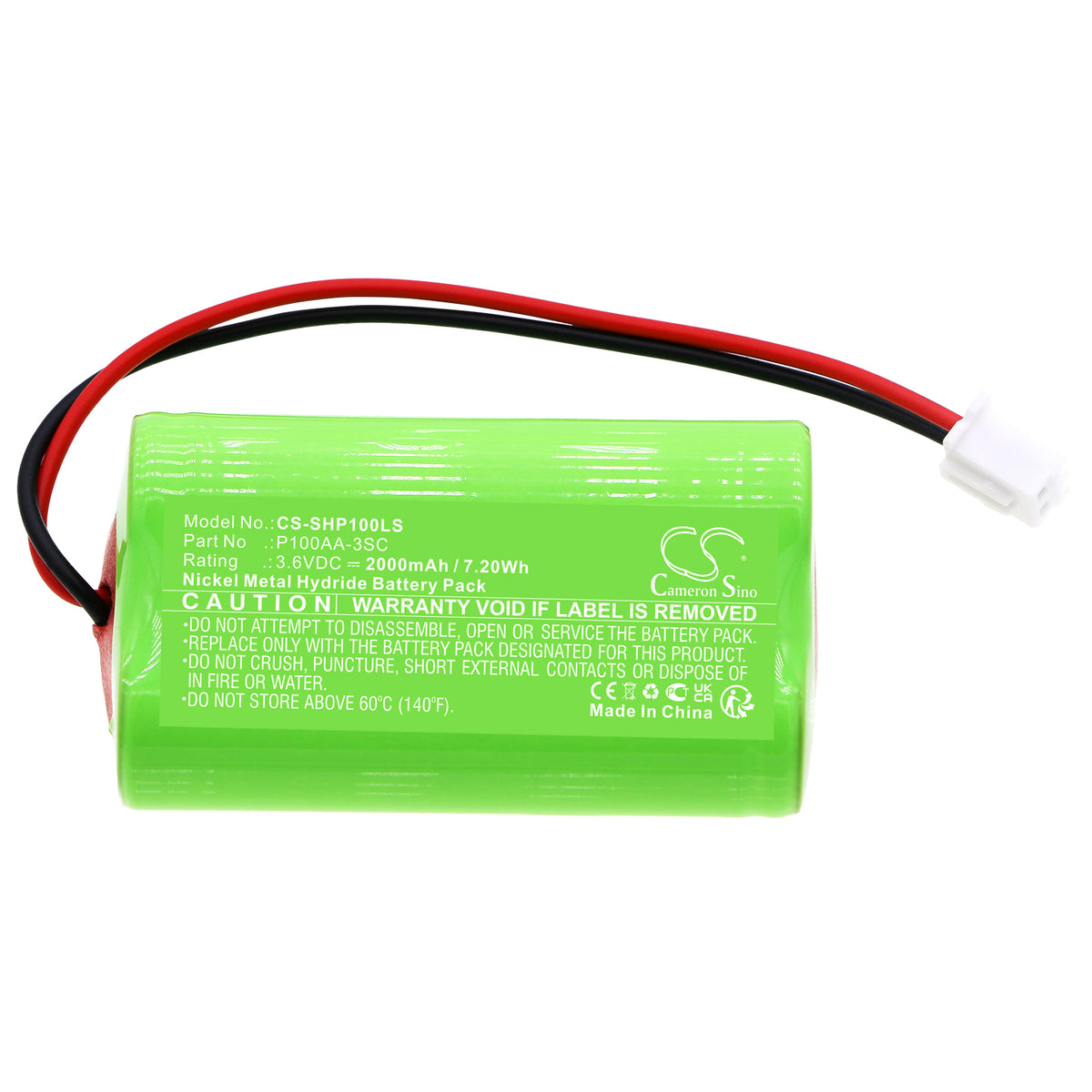 Replacement Battery for Schlumberger Neptune Advantage 12.01 Probe Fault Indicator – Smart Home – 2000mAh / 3.6V