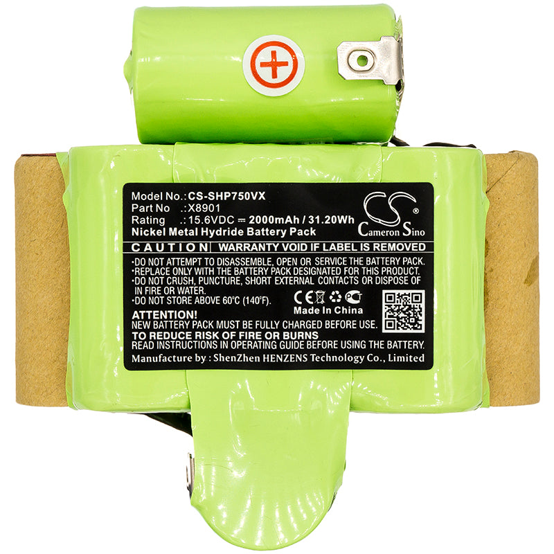 Replacement Battery for Shark 1010FK – Vacuum – 2000mAh / 15.6V