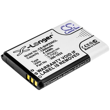 Replacement Battery for Shoretel IP930D – Cordless Phone – 1200mAh / 3.7V