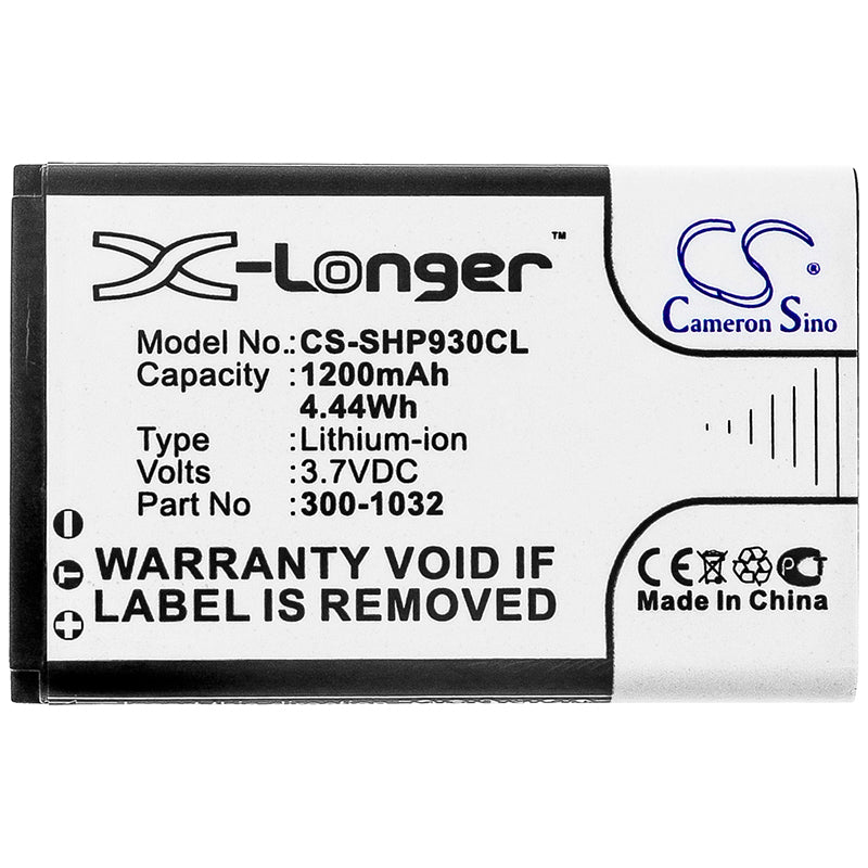 Replacement Battery for Shoretel IP930D – Cordless Phone – 1200mAh / 3.7V