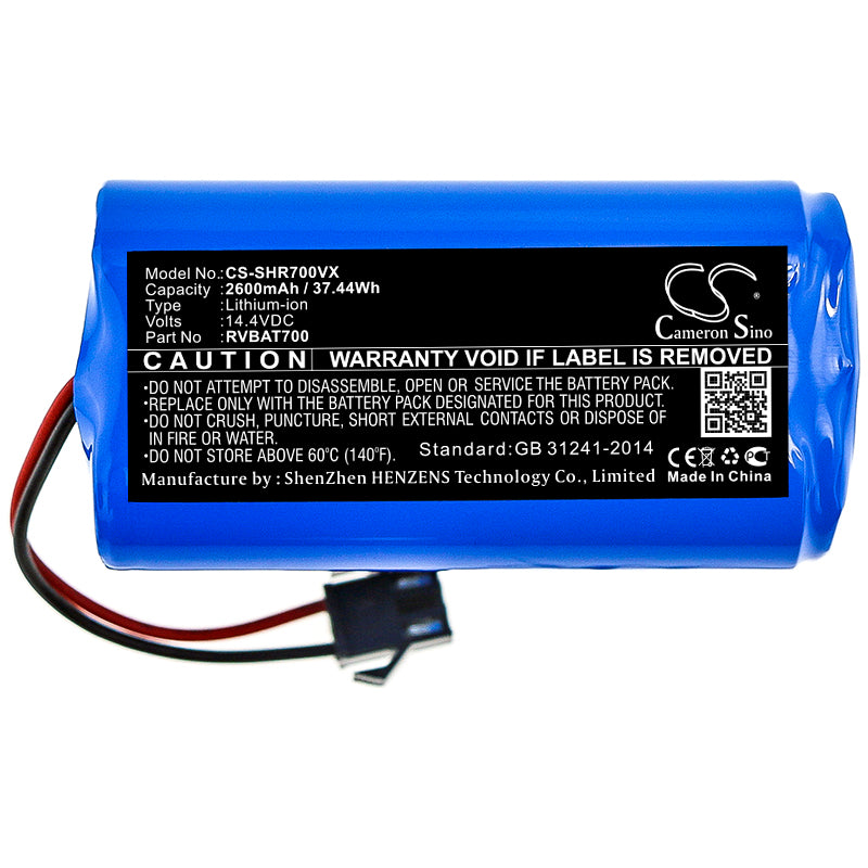 Replacement Battery for Shark ION Robot 700 – Vacuum – 2600mAh / 14.4V