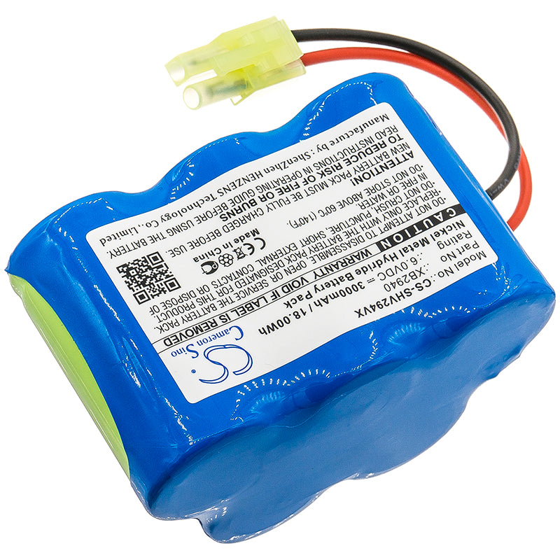 Replacement Battery for Shark V2940C – Vacuum – 3000mAh / 6V