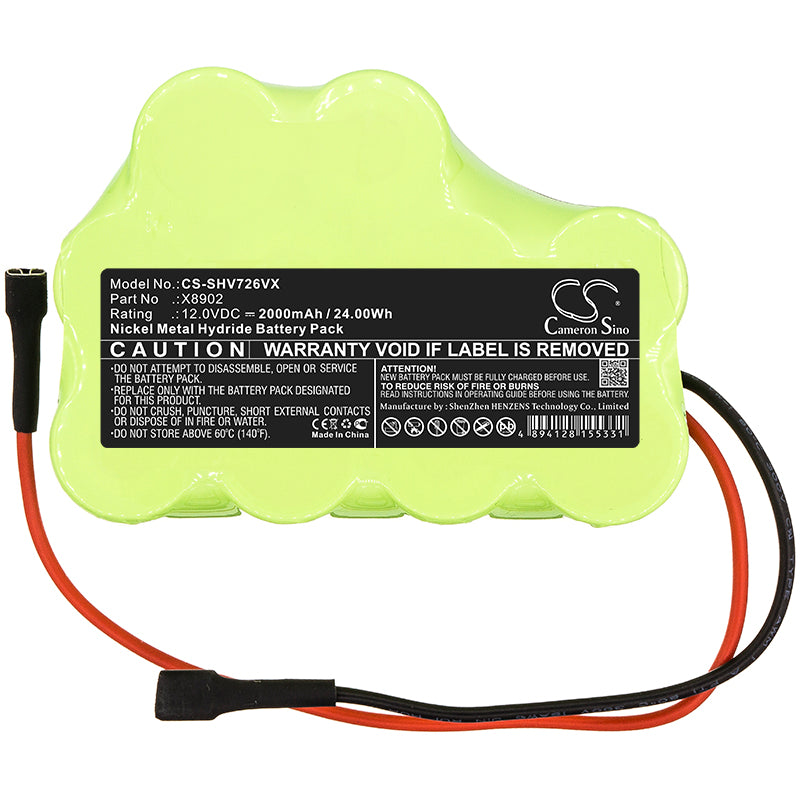 Replacement Battery for Shark SV726 – Vacuum – 2000mAh / 12V