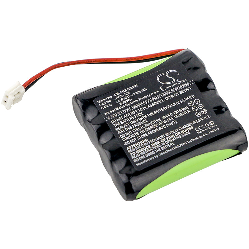 Replacement Battery for Standard Horizon HX100 – Two-Way Radio – 700mAh / 4.8V - image 1