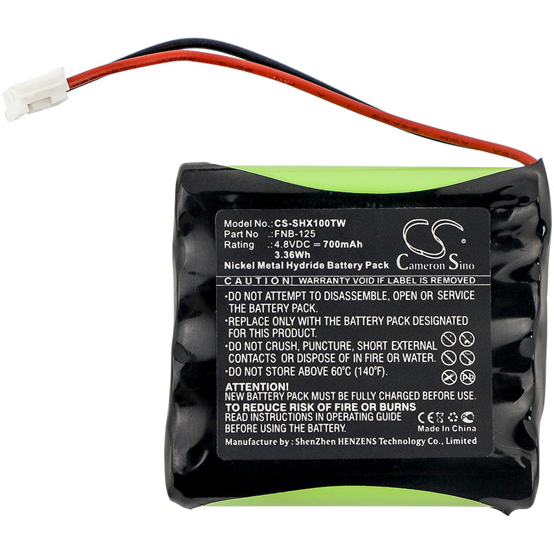 Replacement Battery for Standard Horizon HX100 – Two-Way Radio – 700mAh / 4.8V - image 3