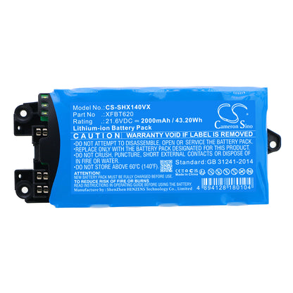 Replacement Battery for Shark IX140 – Vacuum – 2000mAh / 21.6V