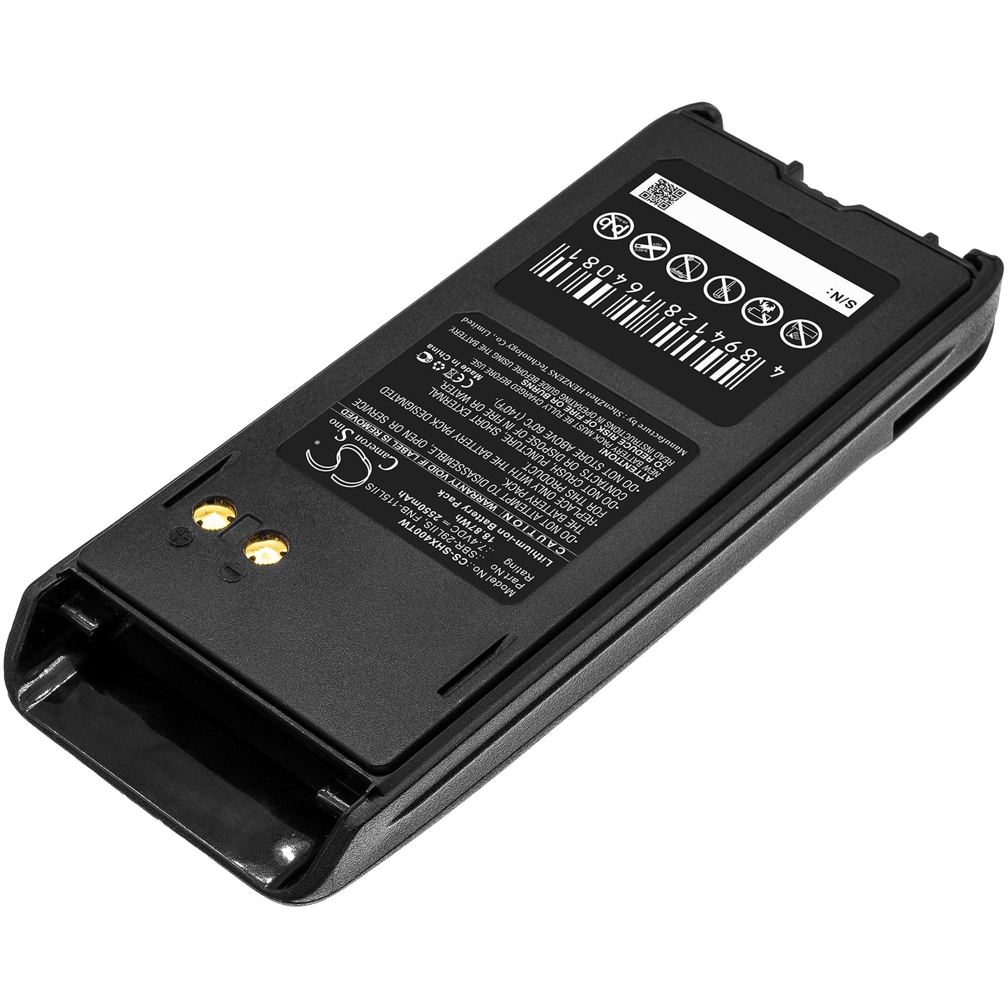Replacement Battery for Standard Horizon  HX400IS – Two-Way Radio – 2550mAh / 18.87Wh / 7.4V