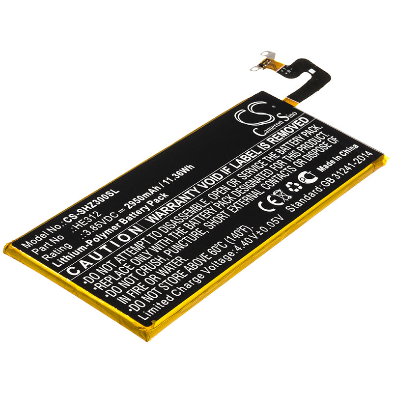 Replacement Battery for Sharp Z3 – Mobile, SmartPhone – 2950mAh / 3.85V - image 1