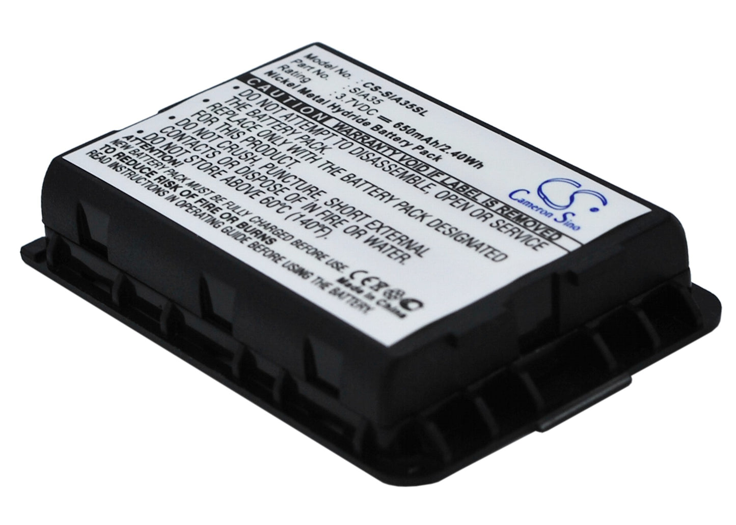 Replacement Battery for Siemens A36 – Mobile, SmartPhone – 650mAh / 3.6V - image 1