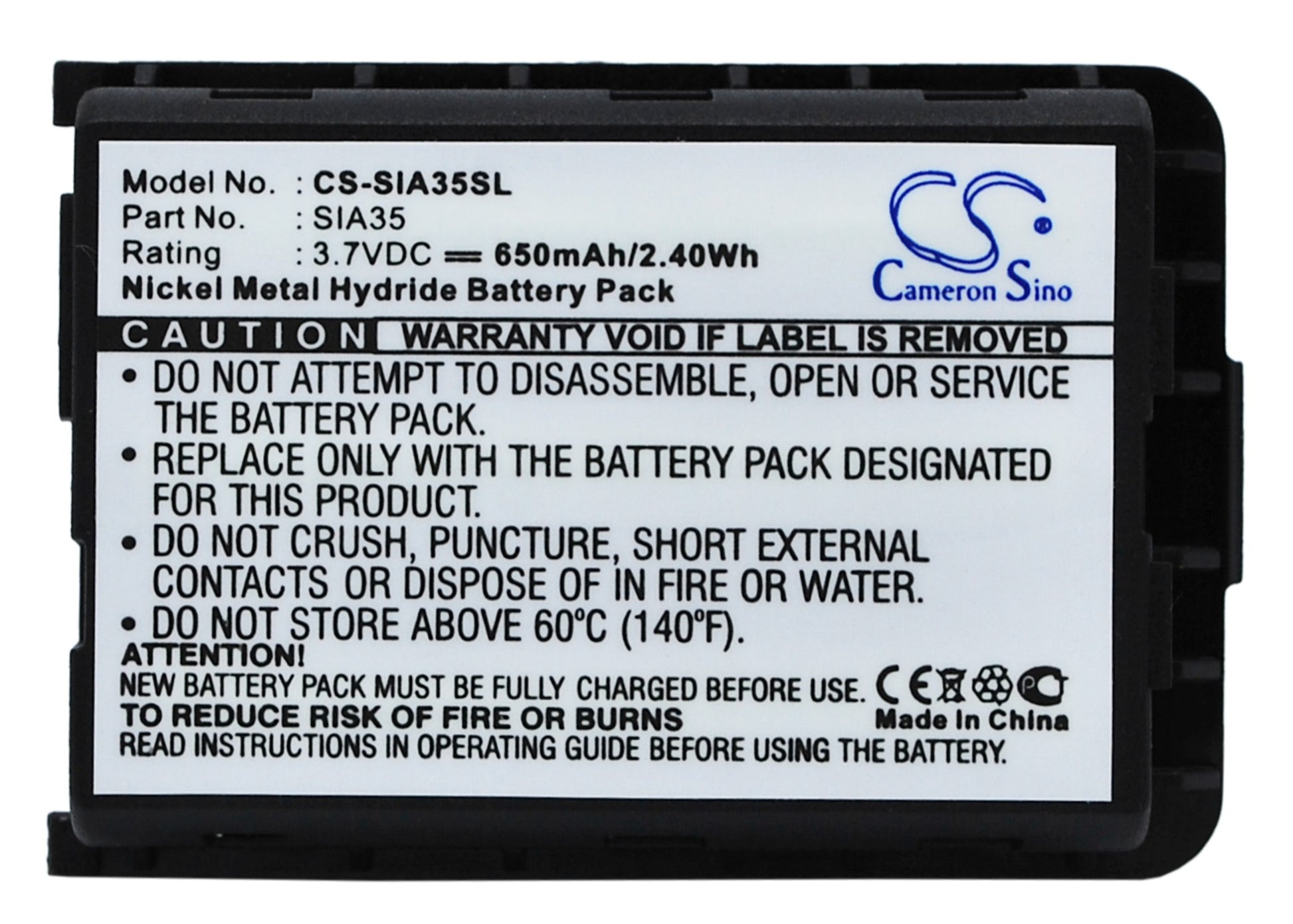 Replacement Battery for Siemens A36 – Mobile, SmartPhone – 650mAh / 3.6V - image 5