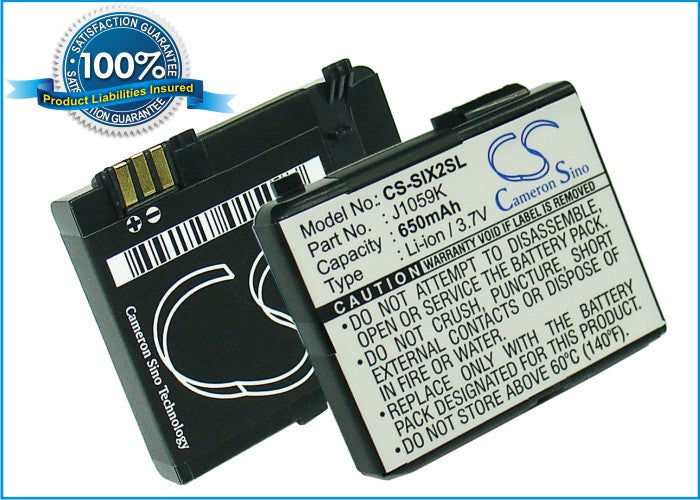 Replacement Battery for Siemens X2 – Mobile, SmartPhone – 650mAh / 3.7V - image 1