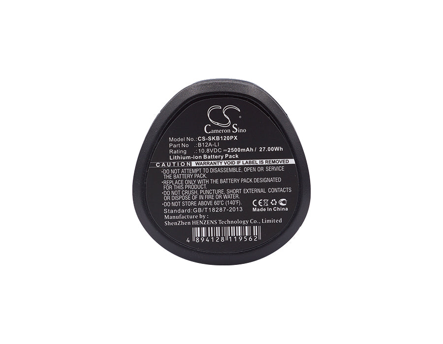 Replacement Battery for SKIL  2412-01 – Power Tools – 2500mAh / 27.00Wh / 10.8V