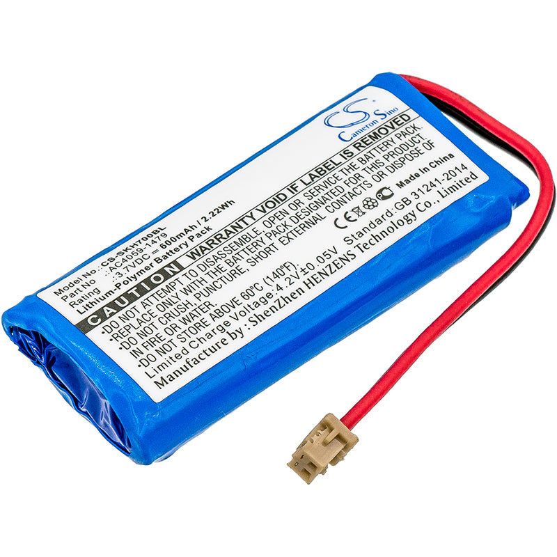 Replacement Battery for Socket Mobile CHS 7Qi – Barcode Scanner – 600mAh / 3.7V - image 1
