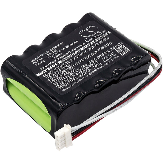 Replacement Battery for Emitor | SatLook Satlook Micro HD – Equipment, Survey, Test – 2000mAh / 12V