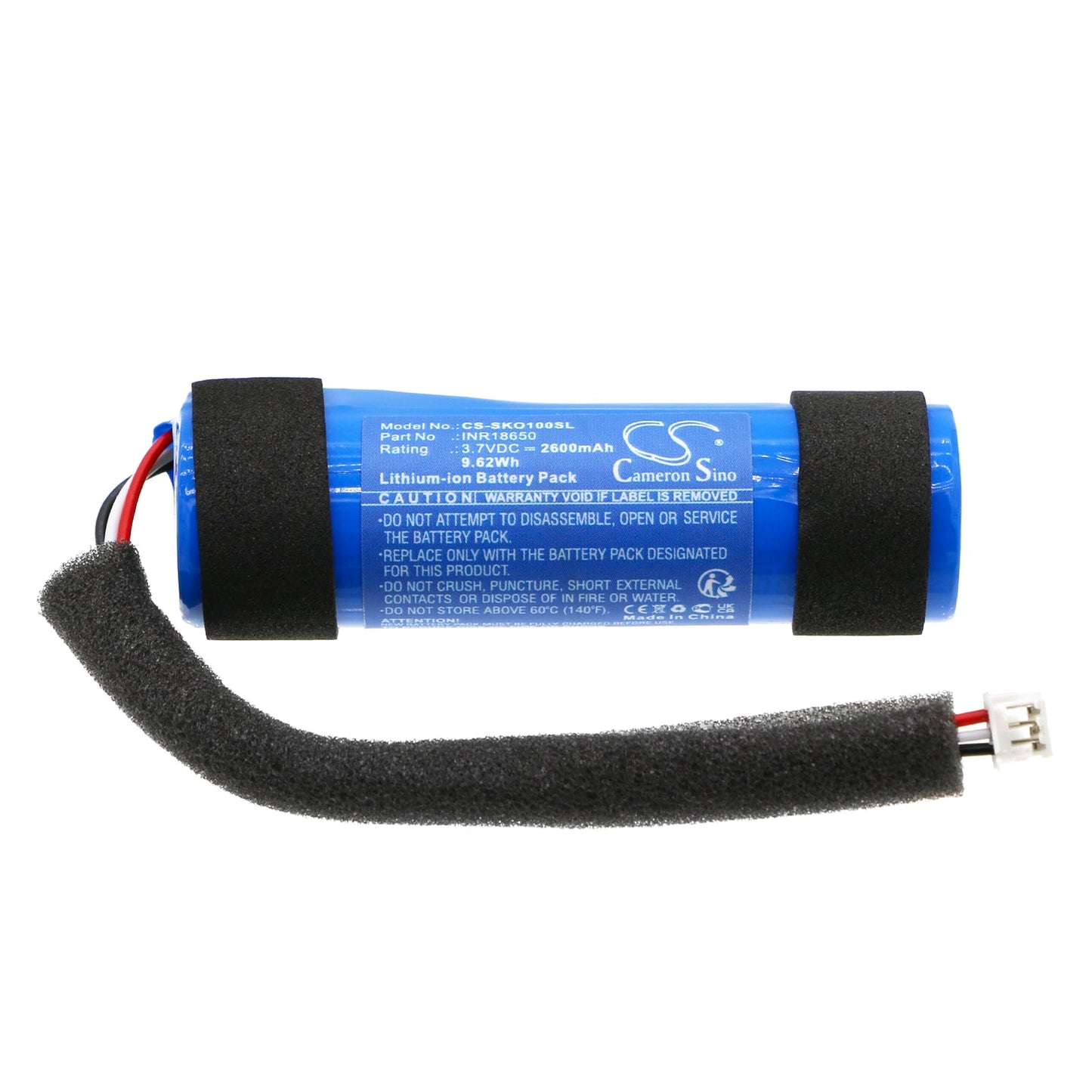 Replacement Battery for Skullcandy  2SKSK1844 – Speaker – 2600mAh / 9.62Wh / 3.7V