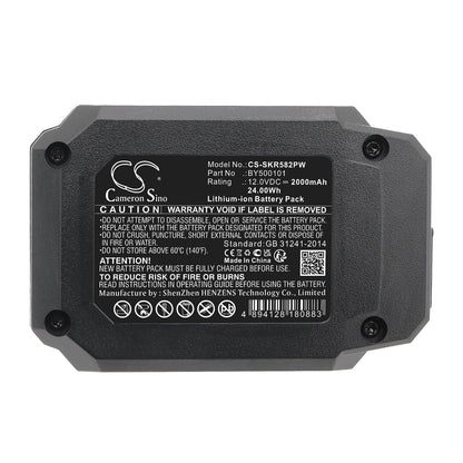 Replacement Battery for Skil  12V 5-1/2'' Circular Saw – Power Tools – 2000mAh / 24.00Wh / 12.0V
