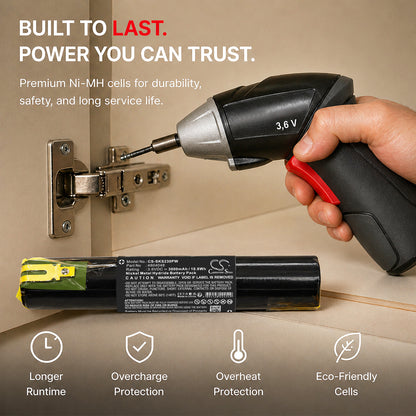Replacement Battery for Skil 2000 – Power Tool – 3000mAh / 3.6V