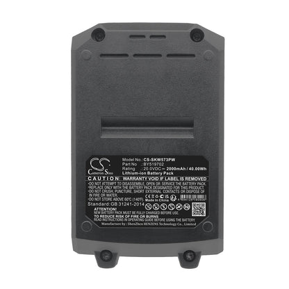 Replacement Battery for Skil  20V 0.6cm Hex Cordless Impact  – Power Tools – 2000mAh / 40.00Wh / 20.0V