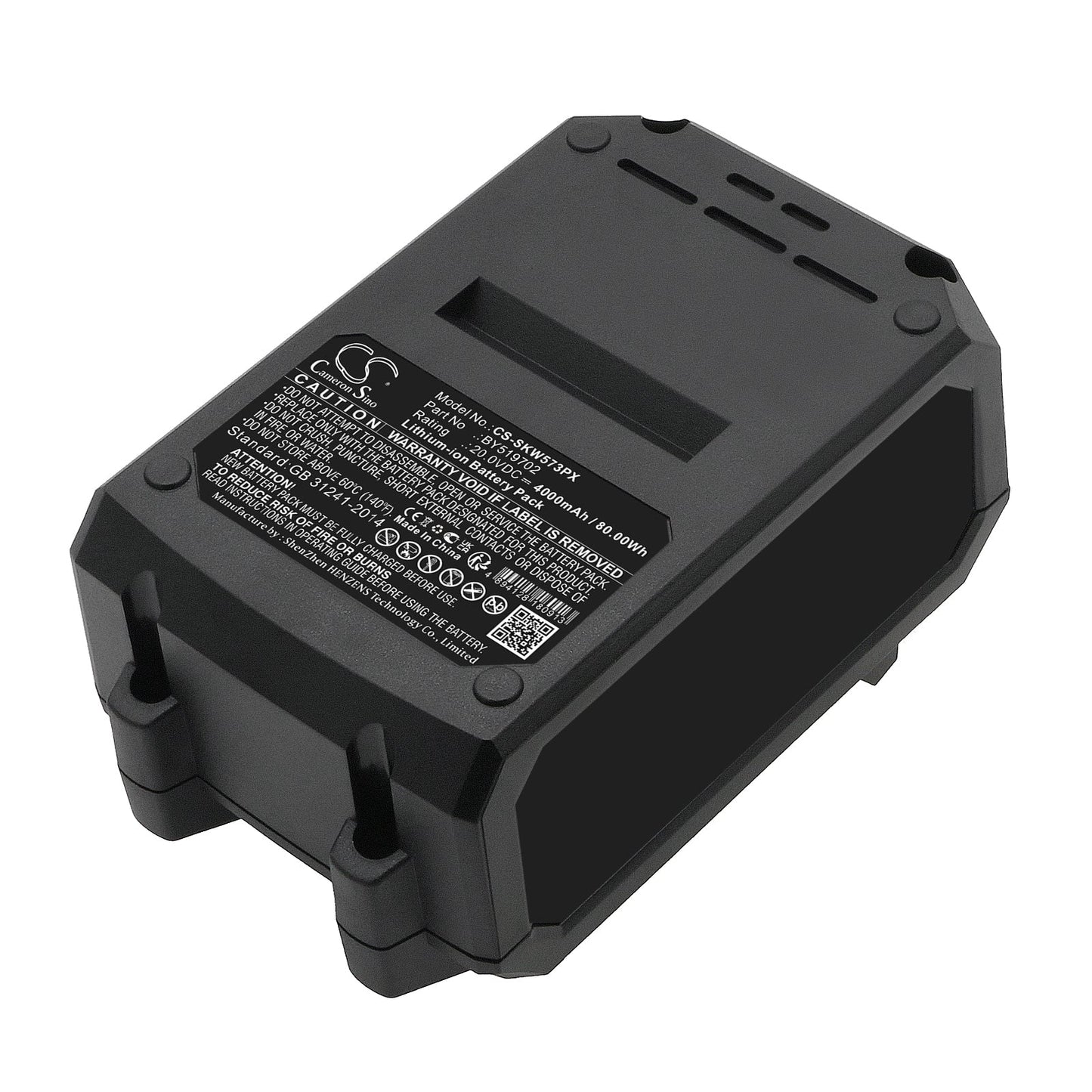 Replacement Battery for Skil  20V 0.6cm Hex Cordless Impact  – Power Tools – 4000mAh / 80.00Wh / 20.0V