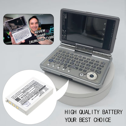 Replacement Battery for Sharp Zaurus SL-C1000 – PDA, Pocket PC – 2000mAh / 3.7V