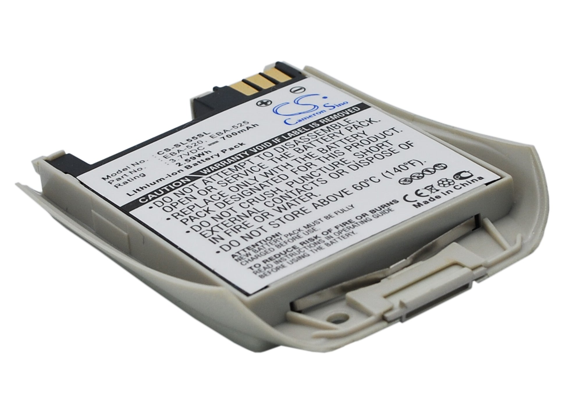 Replacement Battery for Siemens SL55 – Mobile, SmartPhone – 700mAh / 3.7V - image 1