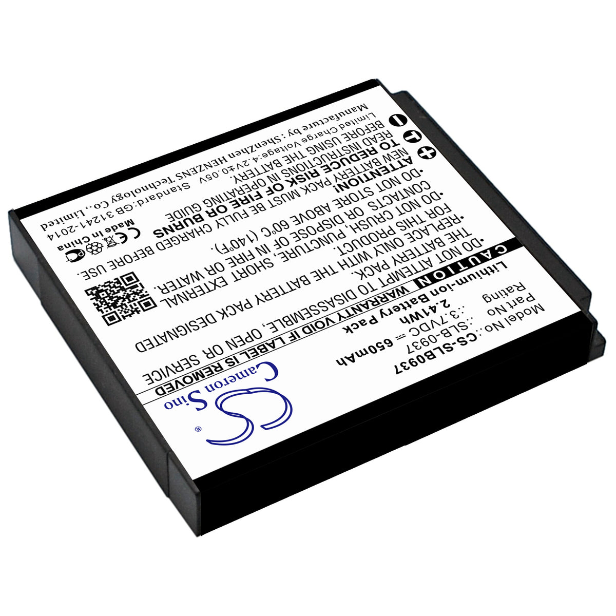Replacement Battery for Samsung L830 – Camera – 650mAh / 3.7V