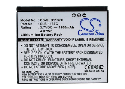 Replacement Battery for Samsung Digimax i7 – Camera – 1100mAh / 3.7V - image 1