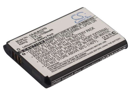 Replacement Battery for Samsung Digimax L74W – Camera – 1100mAh / 3.7V