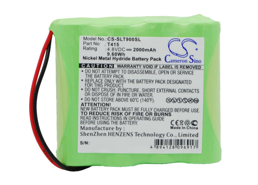 Replacement Battery for Schaub Lorentz TL900 – DAB Digital – 2000mAh / 4.8V