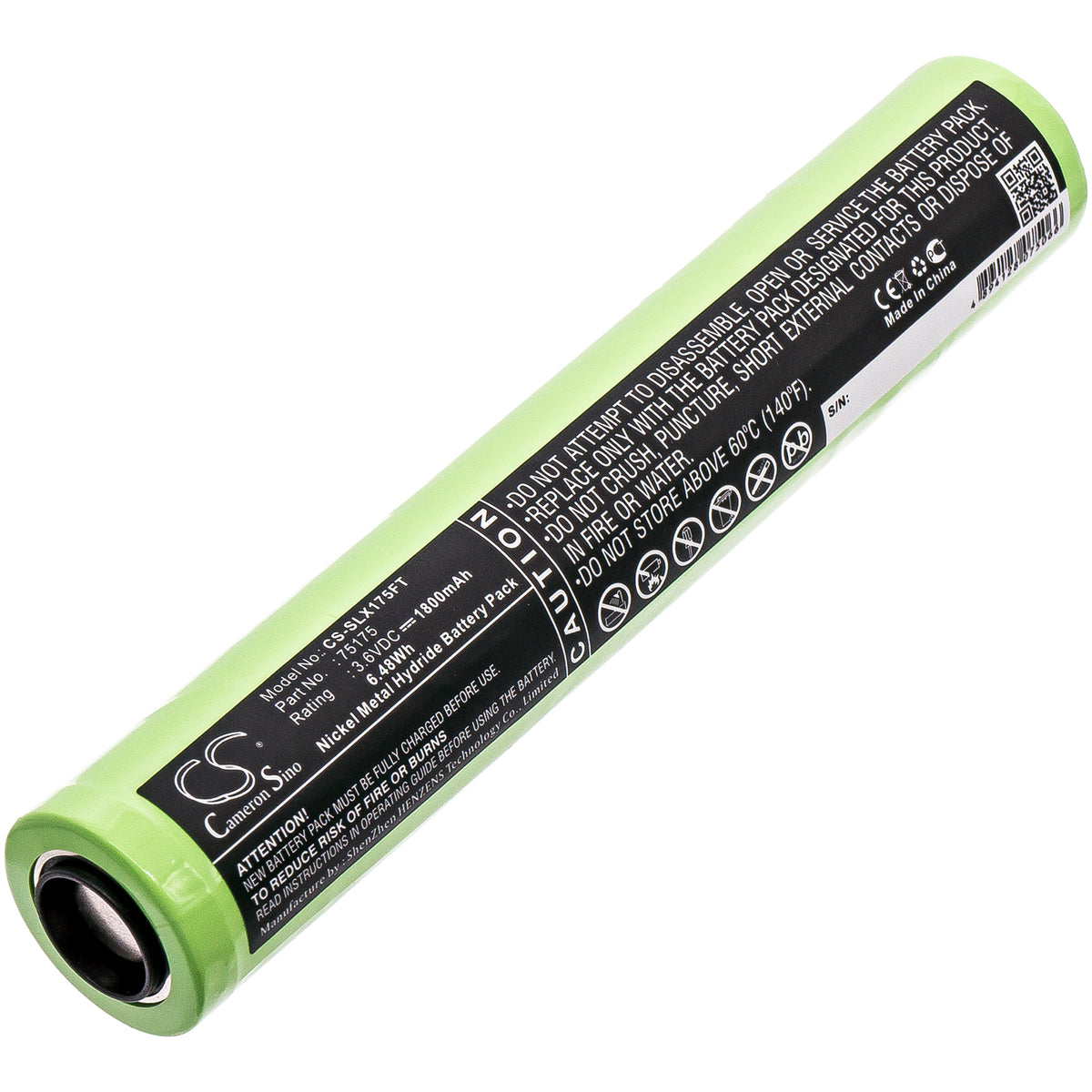 Replacement Battery for Peli | Streamlight M9 – Flashlight – 1800mAh / 3.6V