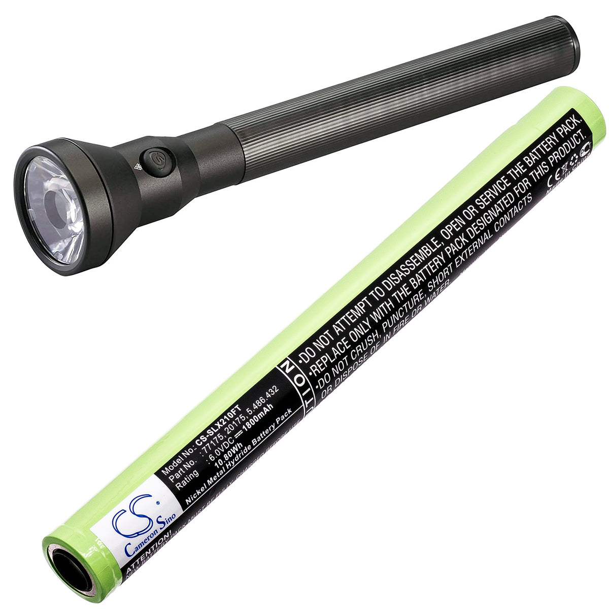 Replacement Battery for Streamlight Ultrastinger – Flashlight – 1800mAh / 6V